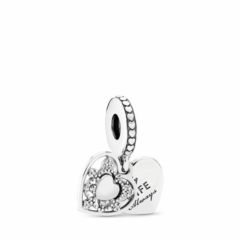 Pandora My Wife Always Dangle Charm Silver Egypt NO1364780